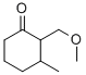 2-METHOXYMETHYL-3-METHYLCYCLOHEXAN-1-ONE Structure