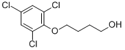 4-(2,4,6-트리클로로페닐옥시)-1-부탄올 구조식 이미지