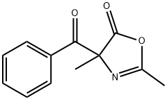 5(4H)-옥사졸론,4-벤조일-2,4-디메틸- 구조식 이미지