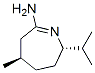 2H-Azepin-7-amine,3,4,5,6-tetrahydro-5-methyl-2-(1-methylethyl)-,(2S,5R)-(9CI) 구조식 이미지