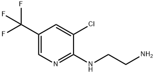 N1-[3-CHLORO-5-(TRIFLUOROMETHYL)-2-PYRIDINYL]-1,2-ETHANEDIAMINE 구조식 이미지