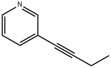 Pyridine, 3-(1-butynyl)- (9CI) Structure