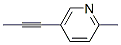 Pyridine, 2-methyl-5-(1-propynyl)- (9CI) Structure