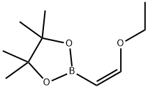 (Z)-1-Ethoxyethene-2-boronic acid pinacol ester 구조식 이미지