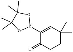 4,4-(DIMETHYLCYCLOHEX-2-ENONE)-2-BORONIC ACID, PINACOL ESTER Structure