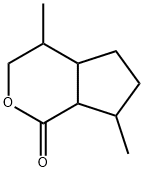 5,9-Dimethyl-3-oxabicyclo[4.3.0]nonan-2-one Structure