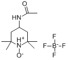 4-ACETAMIDO-2,2,6,6-TETRAMETHYL-1-OXOPIPERIDINIUM TETRAFLUOROBORATE,95.0+%(T) 구조식 이미지