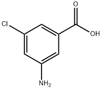 3-AMINO-5-CHLOROBENZOIC ACID Structure
