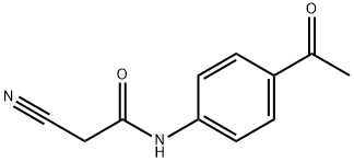 N-(4-아세틸페닐)-2-시아노아세트아미드 구조식 이미지