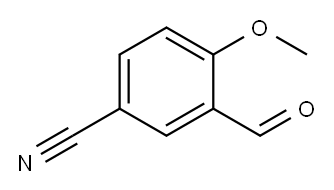 5-Cyano-2-methoxybenzaldehyde Structure