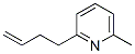 피리딘,2-(3-부테닐)-6-메틸-(9Cl) 구조식 이미지