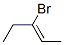 3-Bromo-2-pentene Structure