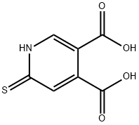 6-MERCAPTOPYRIDINE-3,4-DICARBOXYLIC ACID Structure