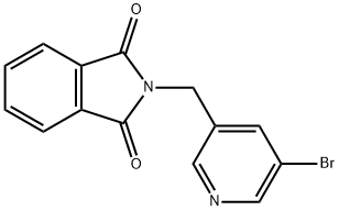 5-브로모-3-(프탈이미도메틸)피리딘 구조식 이미지