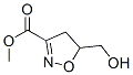 3-Isoxazolecarboxylicacid,4,5-dihydro-5-(hydroxymethyl)-,methylester(9CI) Structure