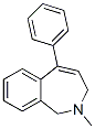 2-Methyl-2,3-dihydro-5-phenyl-1H-2-benzazepine Structure