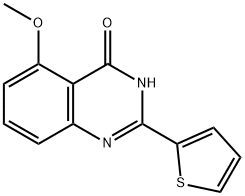 5-Methoxy-2-(thiophen-2-yl)quinazolin-4-ol Structure
