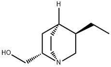 (2S,4S,5R)-2-HYDROXYMETHYL-5-ETHYLQUINUCLIDINE 구조식 이미지