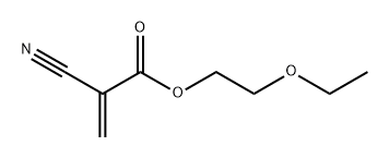 2-ethoxyethyl 2-cyanoacrylate  Structure