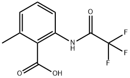 2-METHYL-6-[(2,2,2-TRIFLUOROACETYL)AMINO]BENZOIC ACID Structure