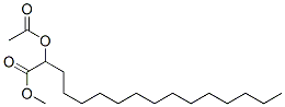 2-Acetyloxyhexadecanoic acid methyl ester Structure