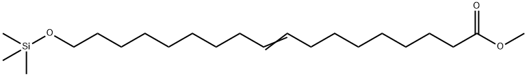 18-(Trimethylsilyloxy)-9-octadecenoic acid methyl ester Structure