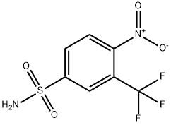 4-NITRO-3-(TRIFLUOROMETHYL)BENZENESULPHONAMIDE 구조식 이미지
