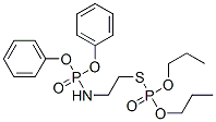 포스포로티오산S-[2-(디페녹시포스피닐아미노)에틸]O,O-디프로필에스테르 구조식 이미지