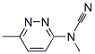 시안아미드,메틸(6-메틸-3-피리다지닐)-(9CI) 구조식 이미지