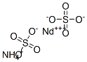 ammonium neodymium(3+) disulphate  Structure