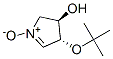2H-Pyrrol-3-ol,4-(1,1-dimethylethoxy)-3,4-dihydro-,1-oxide,(3R,4R)-(9CI) 구조식 이미지