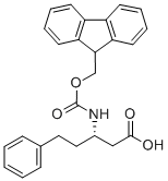 FMOC-(S)-3-AMINO-5-PHENYLPENTANOIC ACID Structure