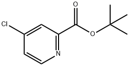4-클로로피리딘-2-카르복실산tert-부틸에스테르 구조식 이미지
