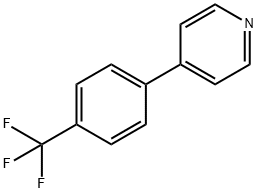 4-(4-트리플루오로메틸페닐)피리딘 구조식 이미지