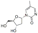 2(1H)-Pyrimidinone, 1-(2-deoxy-beta-D-erythro-pentofuranosyl)-5-methyl - 구조식 이미지