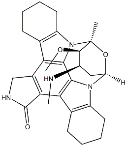 1,1',2,2',3,3',4,4'-Octahydro Staurosporine 구조식 이미지