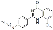 4(1H)-Quinazolinone,  2-(4-azidophenyl)-8-methoxy-  (9CI) 구조식 이미지