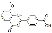 Benzoic  acid,  4-(1,4-dihydro-8-methoxy-4-oxo-2-quinazolinyl)-  (9CI) Structure