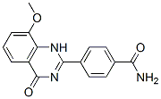 Benzamide,  4-(1,4-dihydro-8-methoxy-4-oxo-2-quinazolinyl)-  (9CI) Structure