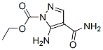 1H-Pyrazole-1-carboxylicacid,5-amino-4-(aminocarbonyl)-,ethylester(9CI) 구조식 이미지
