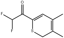 Ethanone, 1-(3,4-dimethyl-2H-thiopyran-6-yl)-2,2-difluoro- (9CI) 구조식 이미지