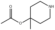 4-Piperidinol,4-methyl-,acetate(ester)(9CI) Structure
