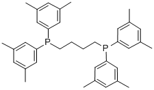 1,4-BIS[BIS(3,5-DIMETHYLPHENYL)PHOSPHINO]BUTANE Structure