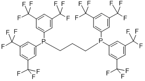 1,3-BIS[BIS(3,5-DITRIFLUOROMETHYLPHENYL)PHOSPHINO]PROPANE 구조식 이미지