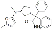 벤젠아세트아미드,-알파-[3-[메틸(5-메틸-2-푸라닐)아미노]사이클로펜틸]-알파-페닐- 구조식 이미지