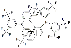 (R)-(+)-2,2'-BIS[BIS(3,5-DITRIFLUOROMETHYLPHENYL)PHOSPHINO]-1,1'-BINAPHTHYL Structure