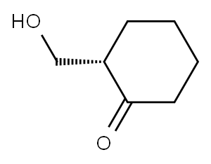 (S)-2-HYDROXYMETHYLCYCLOHEXANONE Structure