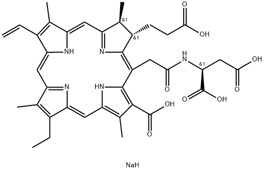 Talaporfin sodium Structure