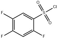2,4,5-Trifluorobenzenesulfonyl chloride 구조식 이미지