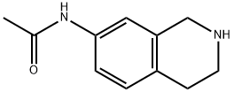 아세트아미드,N-(1,2,3,4-테트라히드로-7-이소퀴놀리닐)- 구조식 이미지
